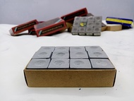 12PCS BRUNSWICK LIGHT GRAY BILLIARD CHALK/TISA NG TAKO NG BILYARAN
