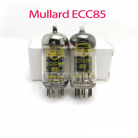 Mullard ECC85 vacuum tube replaces 6N1 6H1N tube for audio amplifiers providing parameter matching