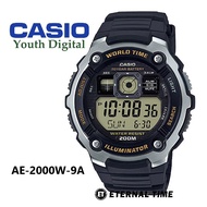 (2 YEARS WARRANTY) Casio Original AE-2000W Series Youth Digital Men's Watch (WATCH FOR MAN / JAM TAN