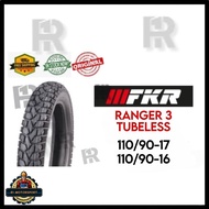 [FKR] RANGER 3 Tubeless Tyre Tayar 110/90-17 110/90-16