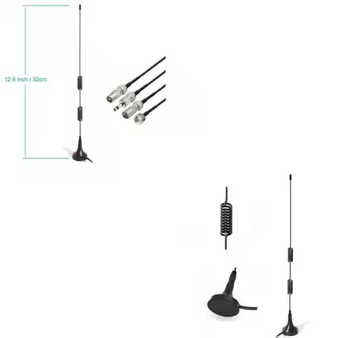 FM Antenna Base FM Radio Antenna for Indoor Video with Adapter