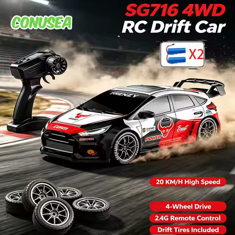 2026NEW Rc Rally Drift Car SG716 SG718 1/24 4WD Remote Control Cars Electric Vehicle Model 20KM/H Hi