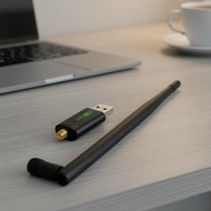 600Mbps AC600 Dual-Band USB WiFi Dongle with Ethernet Port for PC & Laptops