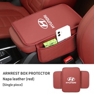 Car Center Consde Pad Cushion Armrest Cover Protection Mat For Hyundai Ioniq 5 Kona Certa Elantra Santa Fe I10 Sonata Tucson Accessories
