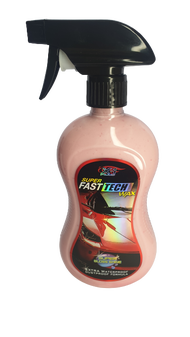 สเปรย์เคลือบสีเงารถยนต์ สูตรใยแก้ว น้ำยาเคลือบสีอเนกประสงค์ SUPER FAST TECH WAX ป้องกันการเกิดรอยและ