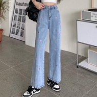 Premium Jeans Women's Jeans Evana Heart Printed y2k Pants