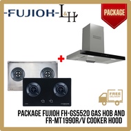 [BUNDLE] FUJIOH FH-GS5520SV Gas Hob 78cm and FR-MT1990R/V Chimmey Cooker Hood 90cm