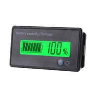 Extended Lifespan Battery Capacity & Volt Tester Multi-Battery Compatibility 7-100V Touch Switch But