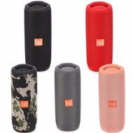 TG365 Portable Bluetooth Speaker Dual Bass LED Wireless Subwoofer Waterproof Outdoor Column Boombox 