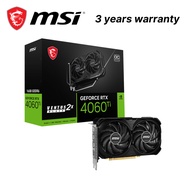 MSI Geforce RTX 4060 Ti Ventus 2X Black 16GB GDDR6 OC Graphic Card