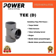 Tee (2) Power D PVC Pipe Fittings