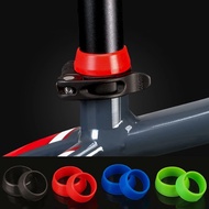 1Pc Bicycle Seat Post Rubber Ring Dust Cover Cycling Silicone Waterproof Mountain Bike Seatpost Protective