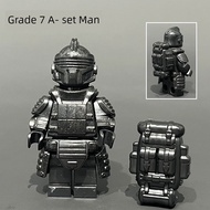 educational toys for kids lego Askar bersenjata tentera, perisai kekuatan berat, blok bangunan Mecha