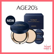 [Age 20's] Velvet Lasting Pact 14g+14g(Refill) SPF 50+ PA++++ Air Cushion Foundation Sunscreen UV Pr