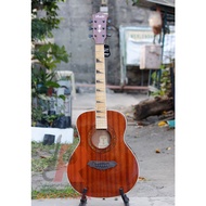 Stadd Baby Demitri Dark 36" Mahogany Acoustic Guitar