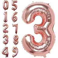 Rose number glass shade 70cm