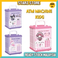 ATM Machine Safe Box Mainan Tabung Atm Tabung Duit Unlock With Card & Fingerprint Tabung Simpanan At