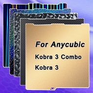 PEI Sheet for Anycubic Kobra 3 Combo Build Plate Double-side Print Spring Steel Sheet PEO PET H1H PE