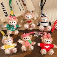 Shirley Rose Duffy Bear Keychain Chain Pendant Cartoon Doll Doll School Bag Pendant