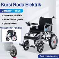 Kursi Roda Elektrik OT627 Bisa Lipat Dan Rebahan Full Otomatis /  kursi roda lipat telentang / Kursi roda listrik cerdas sepenuhnya otomatis