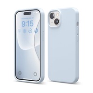iPhone 15 6.1吋不沾紋液態矽膠手機殼 蘋果i15 韓國手機殼 握感