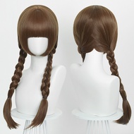 Cardamom Agnes DeMiller cos Wig Double Twist Braid Wednesday cosplay Wig