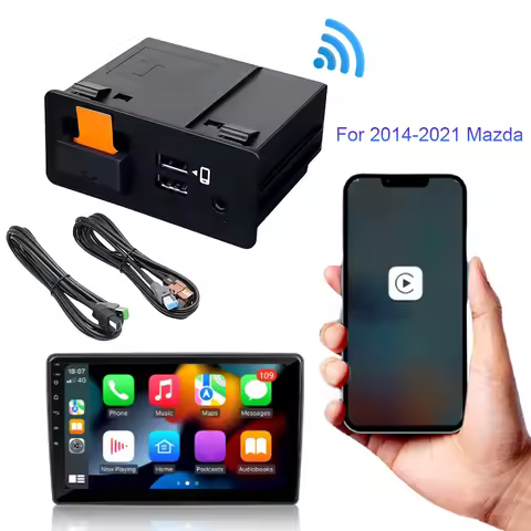Wired CarPlay Android Auto USB Hub Adapter TK78-66-9U0C USB Adapter Plug and Play for Mazda 2 3 6 CX