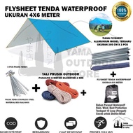 TENDA Flyseet tent 4x6 6x4 meters - Flysheet tent 4x6 Meter 19 Loop UL