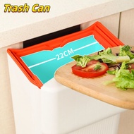 No Stooping Wall Hanging Sliding Cover Trash Can Garbage Recycle Kitchen Trash Bin With Lid Cabinet Door Hanging Garbage Bin EL