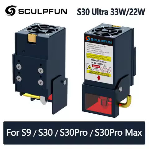 SCULPFUN S30 Ultra 22W 33W Laser Engraver Module Laser Engraving Machine Head Kit for S9 S30 S30Pro 