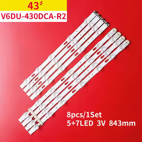 LED Strip For S_KU6K_43_FL30_L7 R5 V6DU-430DCA-R2 430DCB-R2 UE43KU6072 UE43KU6075 UE43KU6079 UE43KU7