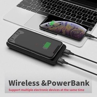 New Baseus Wireless Powerbank 10000Mah Digital Display Charger 10000