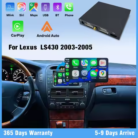 Wireless CarPlay For Lexus LS430 2003-2005 Android Auto Airplay GPS Navi Multimedia Mirrorring Airpl