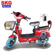 SKG จักรยานไฟฟ้า electric bike ล้อ14นิ้ว รุ่น SK-48v222 รับประกัน มอเตอร์ 1ปี และแบตเตอรี่ 6 เดือน