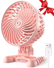 USB Desktop Small Fan, Stepless Speed Adjustment with Multiple Speed Levels, Portable Plug-in Person