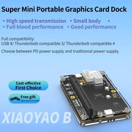 External GPU Dock Thunderbolt-compatible 3 4 to PCIe Graphics Card Support RX4090 RX6900 for Laptop 