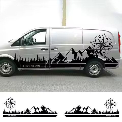 Car Stickers For Mercedes Benz Vito V Class Viano W447 W639 W638 Camper Van Motorhome Graphics Vinyl