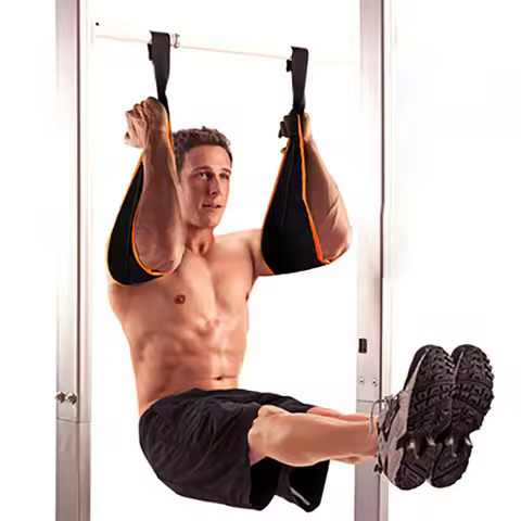 1Set Premium Hanging Ab Straps for Pull Up Bar Sturdy Ab Toning Belt Comfortable Skin-Friendly ABS T