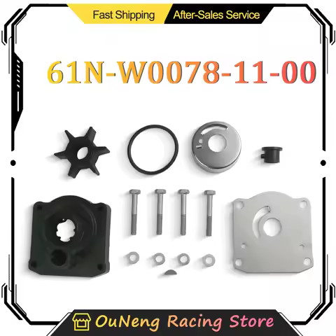 For Yamaha 2-stroke 25hp 30HP Outboard Water Pump Impeller Bowl Housing Repair Kit 61N-W0078-11-00 6