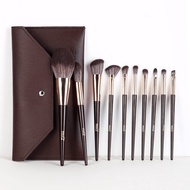 MSQ Make Up Brushes 10Pcs Makeup Brush Set Foundation Brush Blending Brush Synthetic Hair Powder Bru
