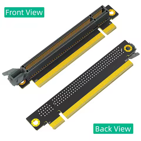 PCI Express 3.0 PCIE X16 to X16 Riser Card Adapter 90 Degree Reverse Male to Female 16X Converter Ex