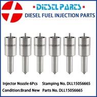 6pcs Diesel Fuel Injector Nozzle 5621712 D4NN9E527A DLL150S6665 for Ford 3600 3900 4100 4600--&-