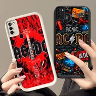 DJ-2 ACDC Band Silicone Casing black and white for Infinix Tecno Smart Spark POP 40 ram2 GO 9 2025 1