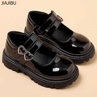 6yueFashion Kids Shoes Giày Công Chúa Mũi Tròn Giày đồng Phục Học Sinh Tiểu Học Giày Trẻ Em Chống Va