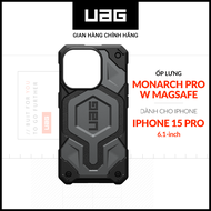 Ốp Lưng Chống Sốc UAG Monarch Pro Hỗ Trợ Sạc Magsafe Cho iPhone 15 Pro [6.1 INCH]
