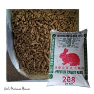 268 Makanan Arnab Premium 1kg / Rabbit Food Pellet Premium / 特優粒兔料 | Hasbin Jaya Cap Dolphin 268
