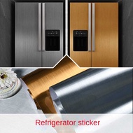 300cm Metal Sticker WaterprooF Self-adhesive Elevator Door Decorative Mirror Surface Sticker Brushed Stainless Steel Refrigerator Film