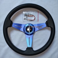 Universal 14inch 34.7cm Racing Steering Wheel