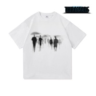 ADULT WHITE T-SHIRT STREETWEAR - THREESONS | T-SHIRT WHITE STREETWEAR THREESONS | STREETWEAR T-SHIRT