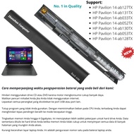 Battery hp Pavilion 14-ab127tx ab131tx ab033tx ab052tx ab130tx ab053tx ab128tx new high quality